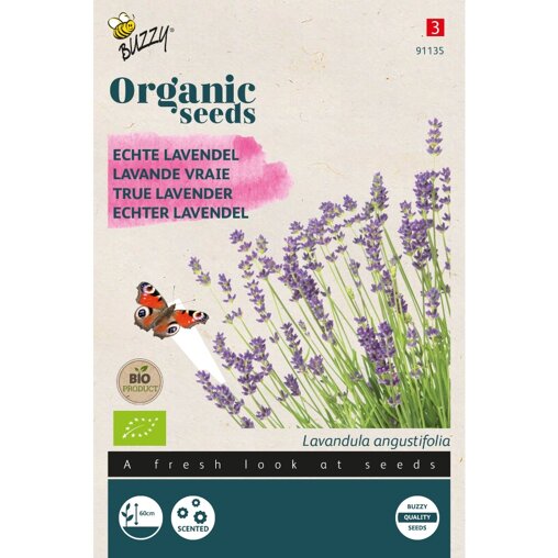 Buzzy ® Bio Echte Lavendel  Voorzijde